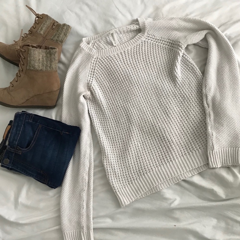 White sweater